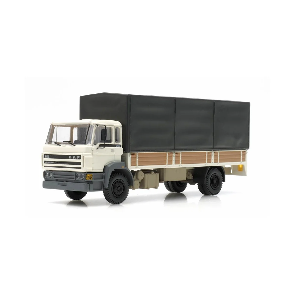 Artitec 487.053.02 Camion DAF porteur bâché, cabine C 1987, blanc, châssis long Artitec Arti_487.053.02 - 1 Artitec 487.053.02 Camion DAF porteur bâché, cabine C 1987, blanc, châssis long Artitec Arti_487.053.02 - 1