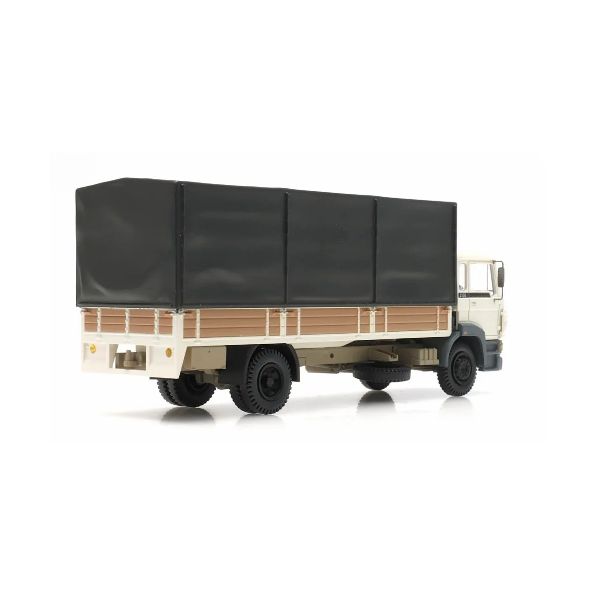 Artitec 487.053.02 DAF curtain-sided truck, C-cab, 1987, white, lon...