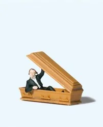 Preiser 29113 figure, Vampire opening his coffin - Preiser - ...