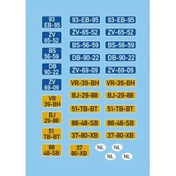 Artitec 10.369 French vehicle registration plates DAF - ...