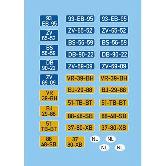 Copy of Ree Modeles XB 046 Route Plates for Passenger Cars, West - ... Arti_10.369-Copy of Ree Modeles XB 046 Route Plates for Passenger Cars, West - Arti_10.369