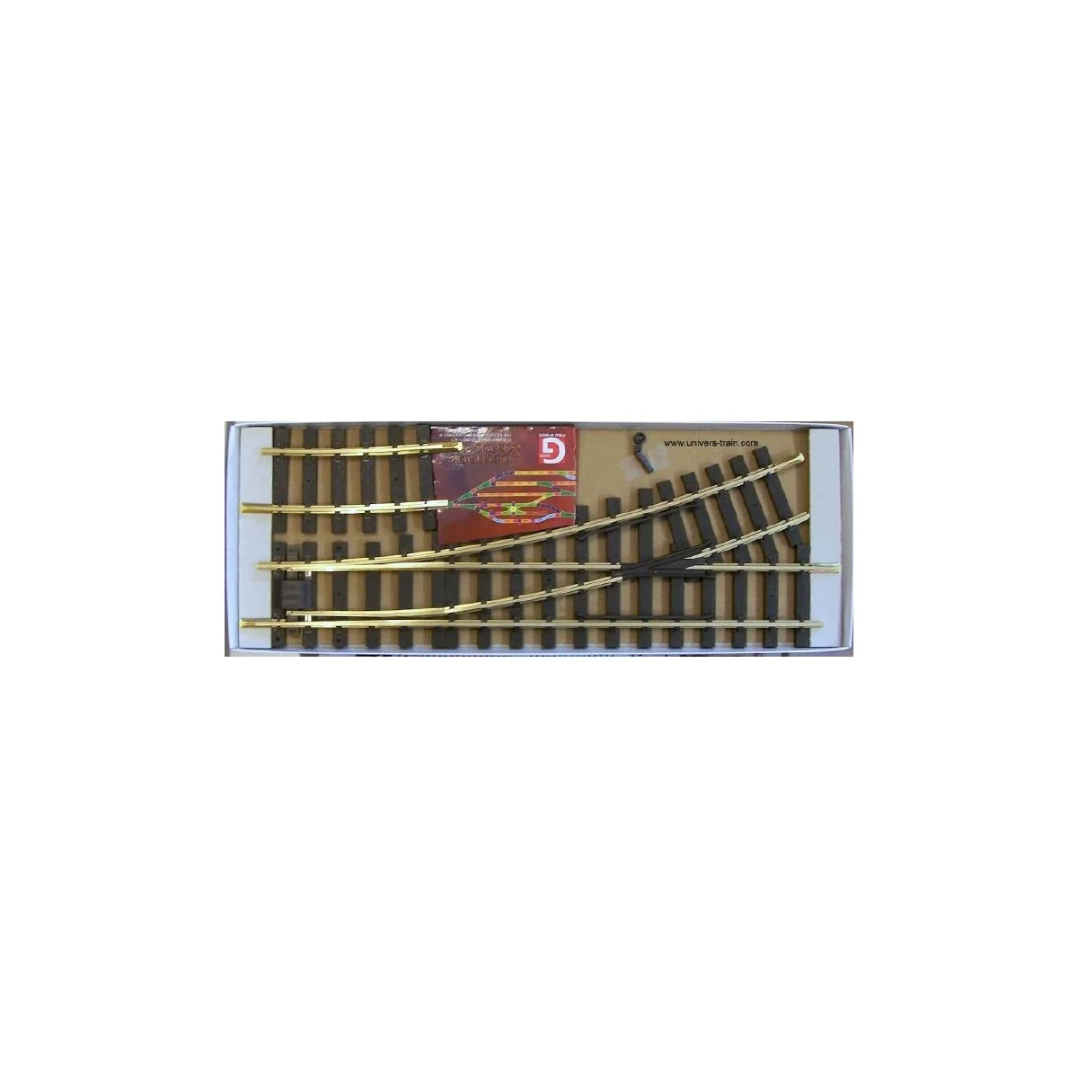 Piko G 35222 Left-hand turnout + 1 curved rail G-WLR 5 manual - Pik... Piko G 35222 Left-hand turnout + 1 curved rail G-WLR 5 manual - Pik...