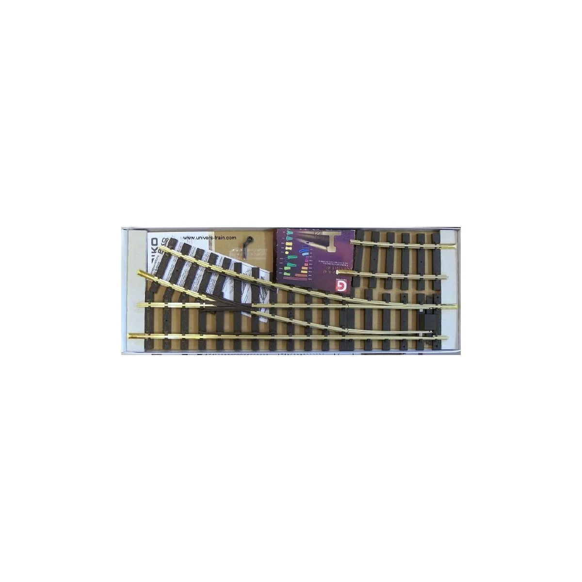 Piko G 35223 Straight turnout + 1 curved rail G-WRR 5 manual - Piko... Piko G 35223 Straight turnout + 1 curved rail G-WRR 5 manual - Piko...