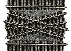 Rocoline ballast 42598: central piece for a double-track junction.