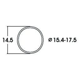 Roco 40076 Adhesion band for locomotive 15.4 - 17.5mm x10 - ...