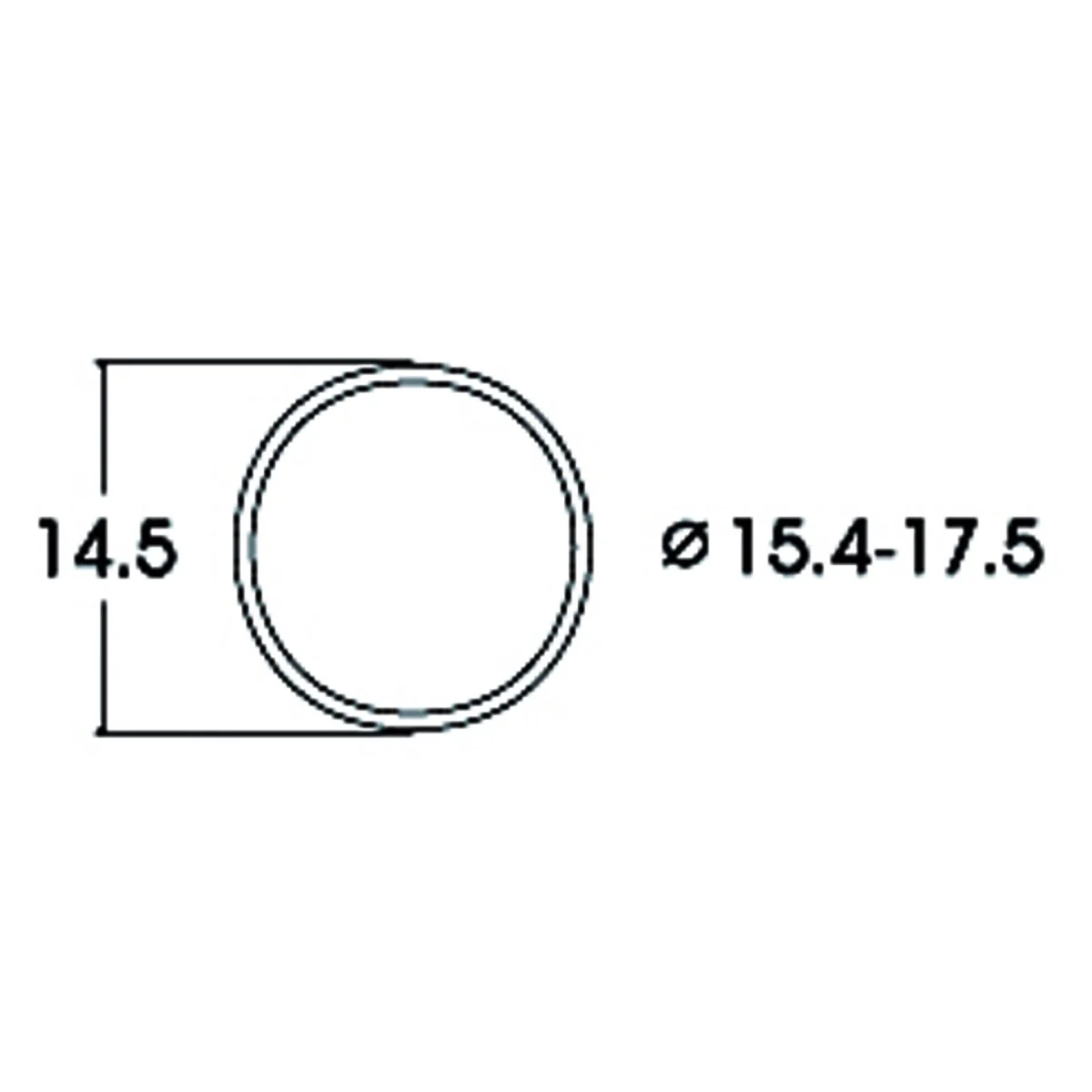 Roco 40076 Traction Tire for Locomotive 15.4 - 17.5mm x10 - Roco_40076