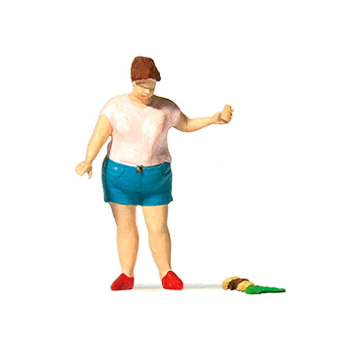 Preiser 28232 Character, woman dropping her burger