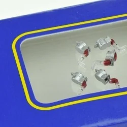 Ree modeles XB 502 Lanterne feux de fin de convoi anciennes ALU (x6) Ree Modeles XB-502 - 1