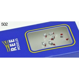 Ree model XB 501 SNCF end-of-train signal lantern, yellow - XB-502