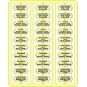 REE Models XB 055 Itinerary plates for passenger cars, Nor... XB-055-Copy of Ree Modeles XB 054 Route signs for passenger cars, West, blue lettering - XB-055
