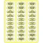 XB-055-Ree Modeles XB 055 Plaques Itinéraires pour voitures voyageurs, Nord, lettres bleues