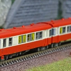 REE Modeles NW 169 Autorail EAD X-4502 + Remorque XR-8545, toit rouge, SNCF, dépôt Marseille Ree Modeles NW-169 - 1