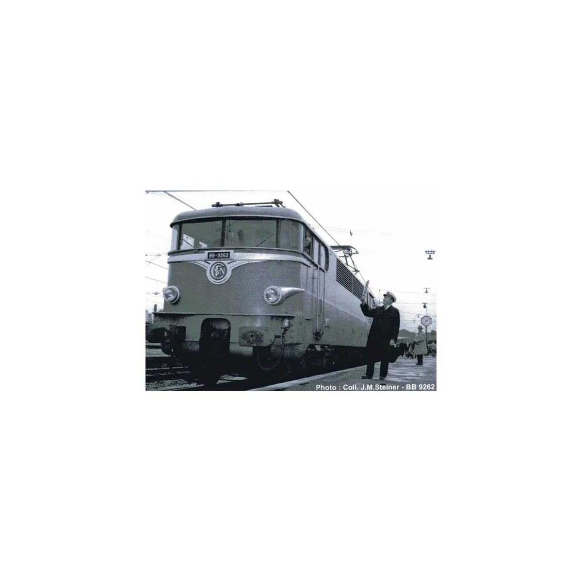 Ree Modeles MB080.S BB 9262 electric locomotive, originally green, ...