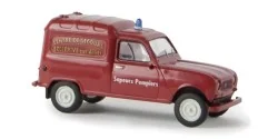 Translation: "SAI 2436 Renault 4 van, 1961, Bellerive-sur-Allier Fire Department."Note: The text ends with "su…", which likely