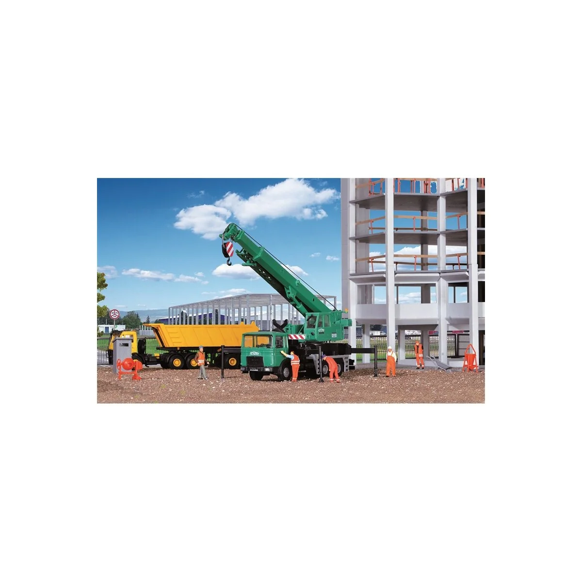 Kibri 15210 3-axle mobile crane, MAN Kibri 15210 3-axle mobile crane, MAN