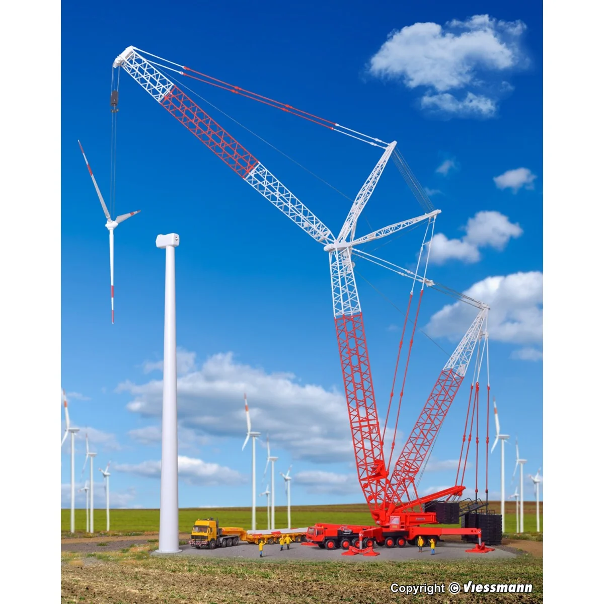 Kibri 13016 LIEBHERR LG 1800 crane truck