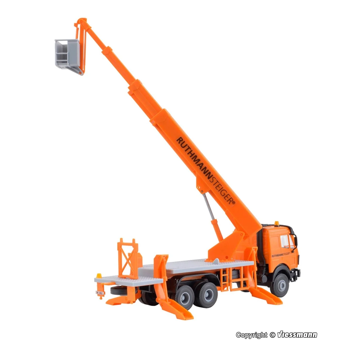 Kibri 15008 MB Truck with RUTHMANN STEIGER aerial work platform - K...