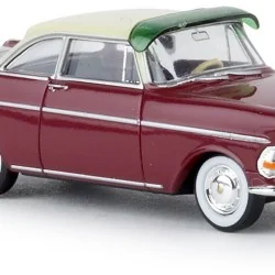 Brekina 20131 Opel Rekord P2, coupé bordeaux et beige, avec pare soleil Sai Sai_20131 - 1