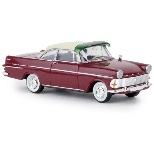 Sai_20131-copy of Brekina 20132 Opel Rekord P2, coupé rouge avec pare soleil