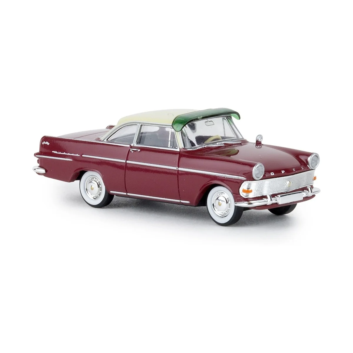 Brekina 20132 Opel Rekord P2, red coupe with sun visor - Sai_20131