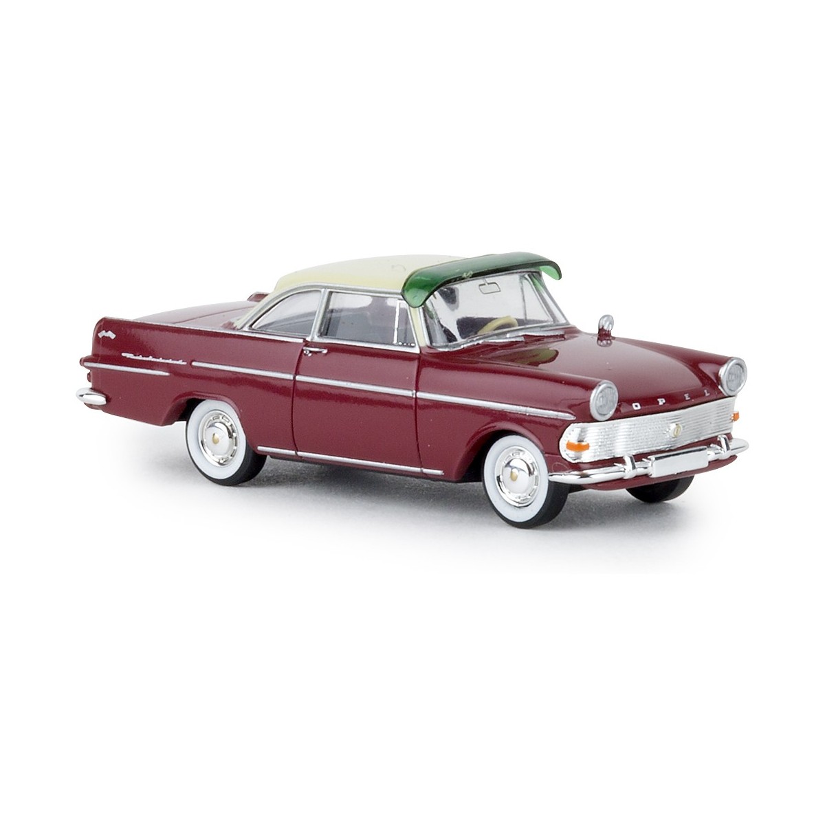 Brekina 20132 Opel Rekord P2, red coupe with sun visor - Sai_20131