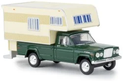Brekina 19835 Jeep Gladiator camping-car, Vert foncé Sai Sai_19835 - 1