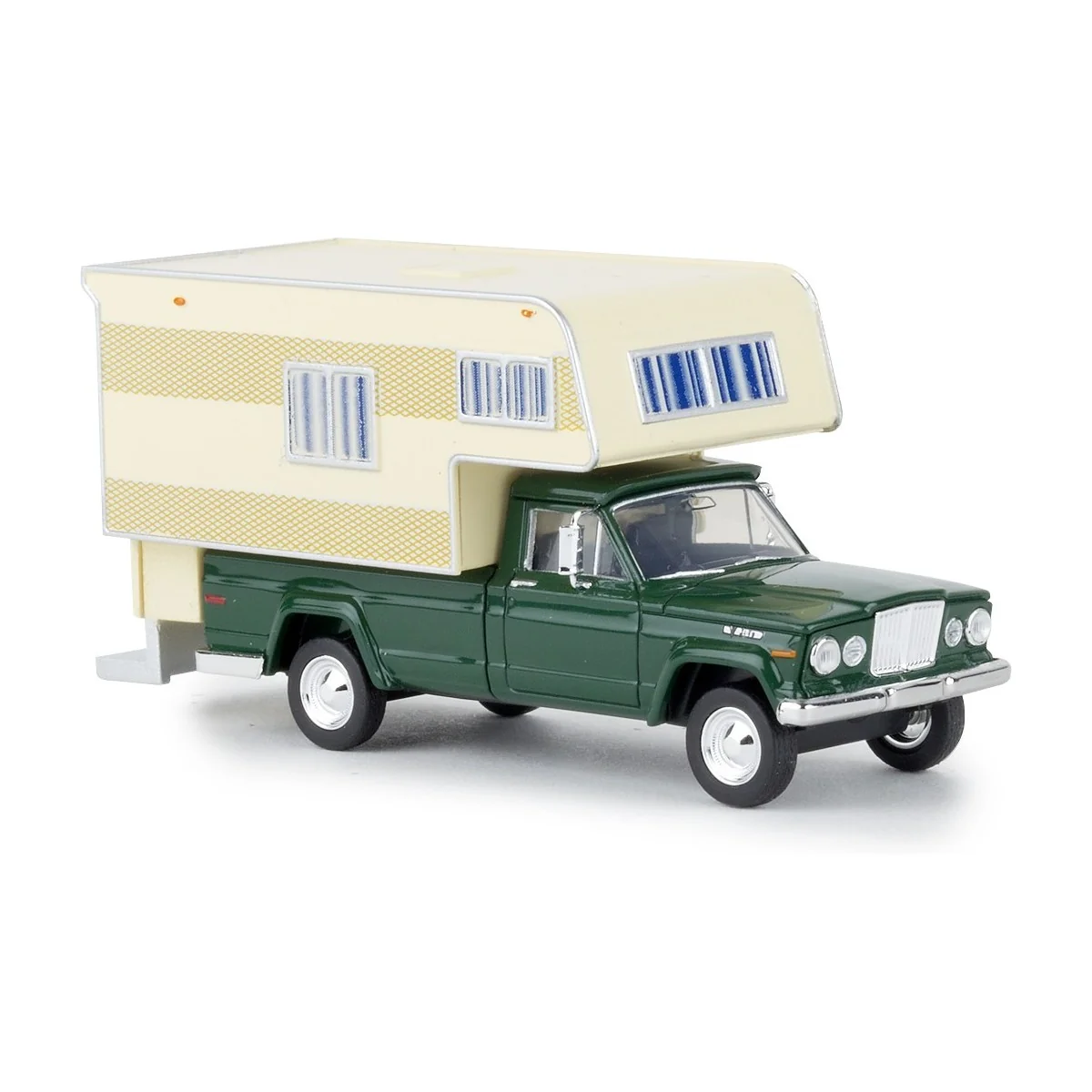 Brekina 19835 Jeep Gladiator camping-car, Vert foncé Sai Sai_19835 - 1