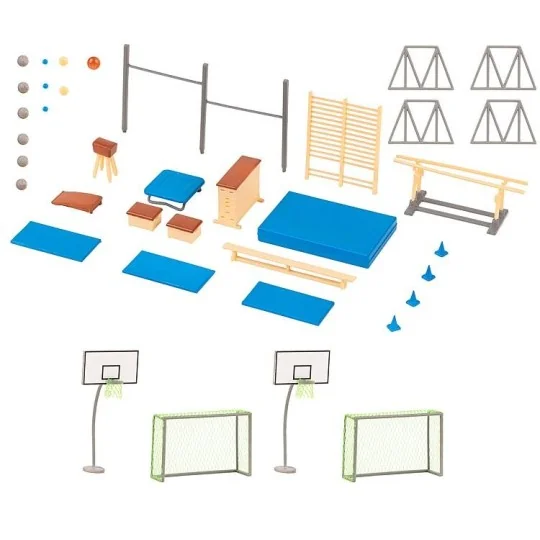 Faller 180354 Model Kit, Sports Hall Furnishing Set Faller_180354-Faller 180354 Model Kit, Sports Hall Furnishing Set