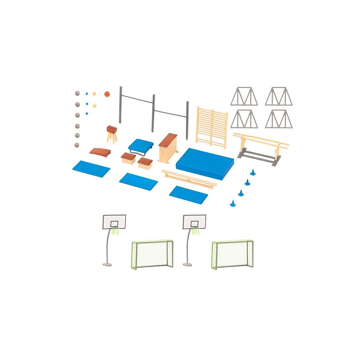 Faller 180354 Model Kit, Sports Hall Furnishing Set - Faller_180354