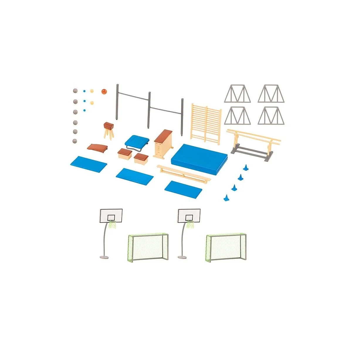 Faller 180354 Model Kit, Sports Hall Furnishing Set Faller 180354 Model Kit, Sports Hall Furnishing Set