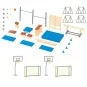 Faller 180354 Model Kit, Sports Hall Furnishing Set Faller_180354-Faller 180354 Model Kit, Sports Hall Furnishing Set