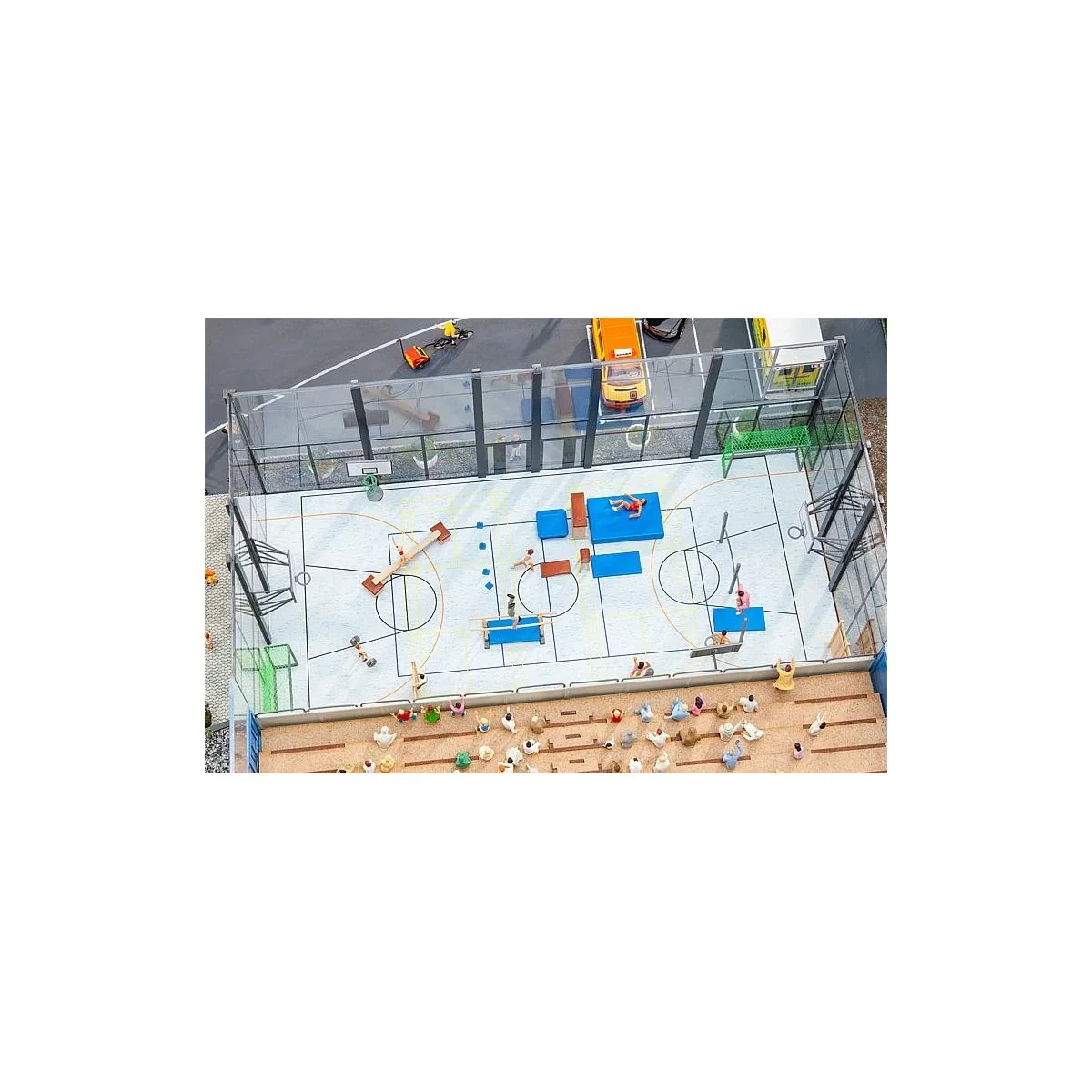 Faller 180354 Model Kit, Sports Hall Furnishing Set Faller 180354 Model Kit, Sports Hall Furnishing Set