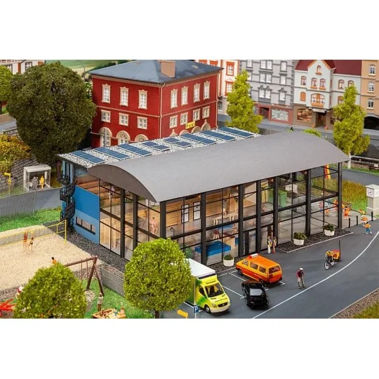 Faller 130613 Scale model, Sports hall - Faller - Faller_130613 Faller_130613-Copy of Faller 180354 Model Kit, Sports Hall Furnishing Set - Faller_130613