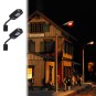 Busch 4132 Lighting, 2 lampposts, with LED, wired - Busch - Busc... Busch_4132-copy of Faller 180203 Lighting, Floor lamp with 10cm extension, two arms, with LED, wired - Busch_4132
