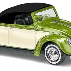 Busch 46735 Véhicule Volkswagen coccinelle Hebmüller cabriolet, vert métallique Busch véhicule Busch_46735 - 1