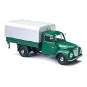 Busch 52350 Framo V901/2 Green Truck with Tarpaulin Cover Busch_52350-Busch 52350 Framo V901/2 Green Truck with Tarpaulin Cover