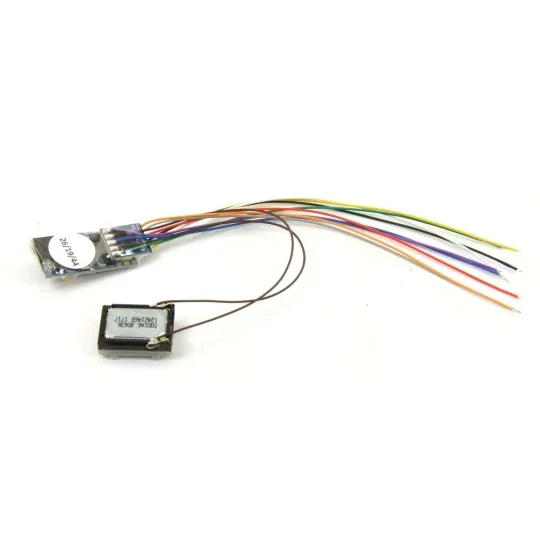 Esu_58813-ESU 58813 Blank Microphone Sound Decoder, Single Wires, Loksound V5