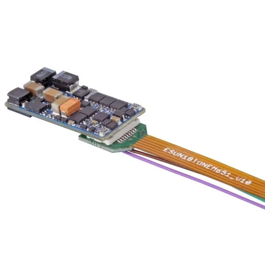 Esu_58816-copy of Esu 58810 Décodeur sonore Micro vierge Nem 652, 8 broches, Loksound V5