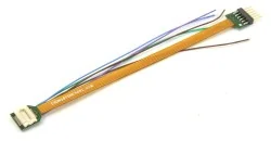 ESU 51994 cable for Loksound V5 micro decoder, Next18 / NEM651, 6-pin.