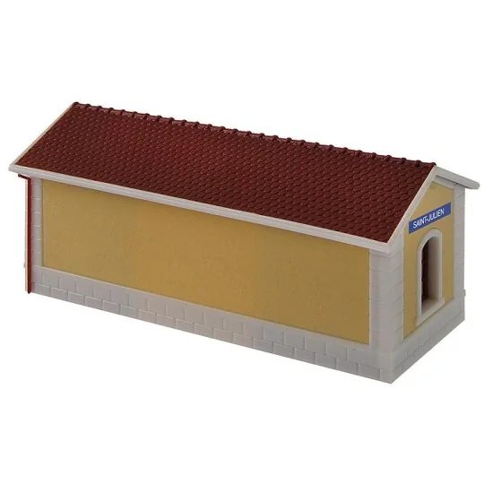 Faller 191110 Model kit, dock shelter with toilet facilities, Saint... Faller_191110-Faller 191110 Model kit, dock shelter with toilet facilities, Saint-Julien - Faller_191110