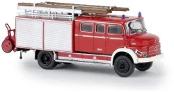Brekina 47131 Fire Truck Mercedes LAF 1113 LF 16, red and gray...