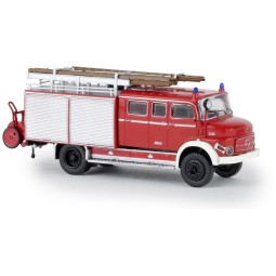 Brekina 47131 Fire Truck Mercedes LAF 1113 LF 16, red and gray...