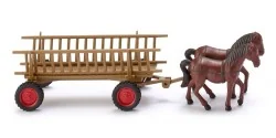 Wiking 089302 Cart drawn by two horses - Sai - Sai_892
