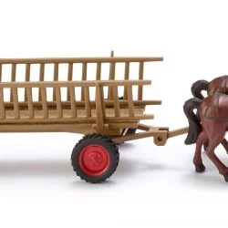 Wiking 089302 Charrette tractée par 2 chevaux Sai Sai_892 - 1