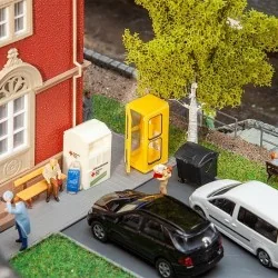 Faller 180452 Model, City Layout Set, Telephone Booth
