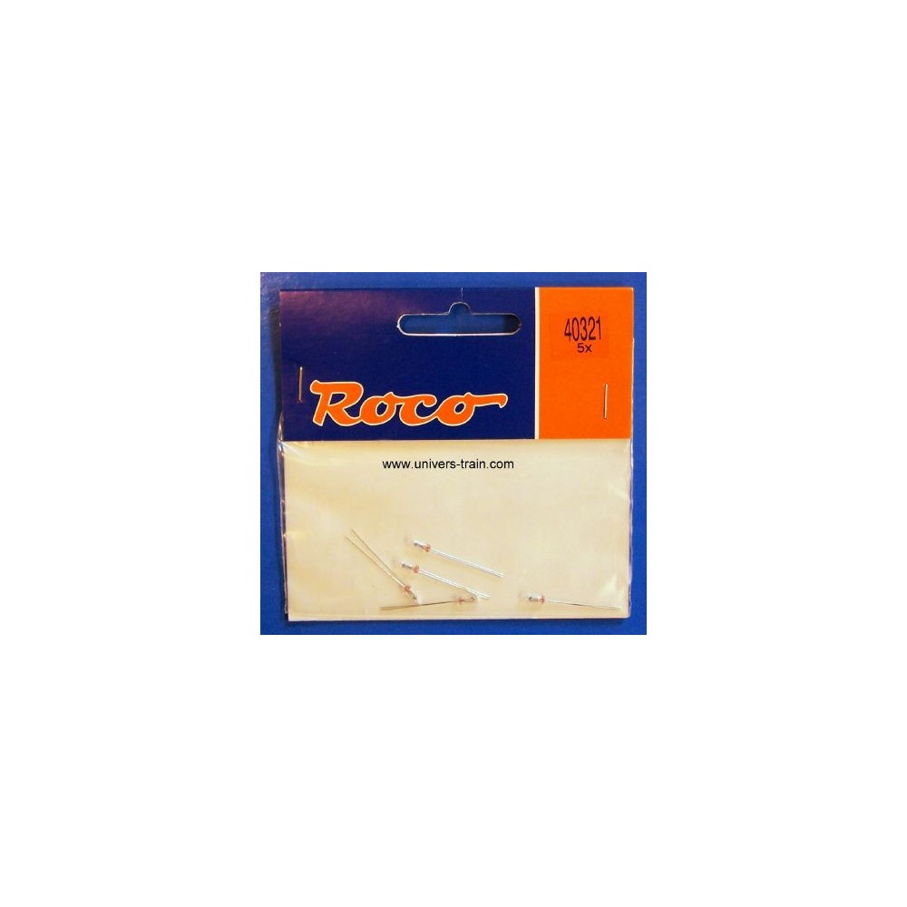 Roco 40321 sachet de 5 lampes à fil 16V / 22mA Roco Roco_40321 - 1