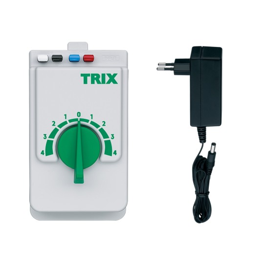 Trix 66508 transformer with regulator, and accessory output 18... Trix_66508-Copy of WLW 7220 Transformer with regulator, for analog system 7.5VA - Trix_66508