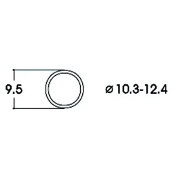 Roco 40074 Traction tires for locomotive 10.3 - 12.4mm x10 - ...