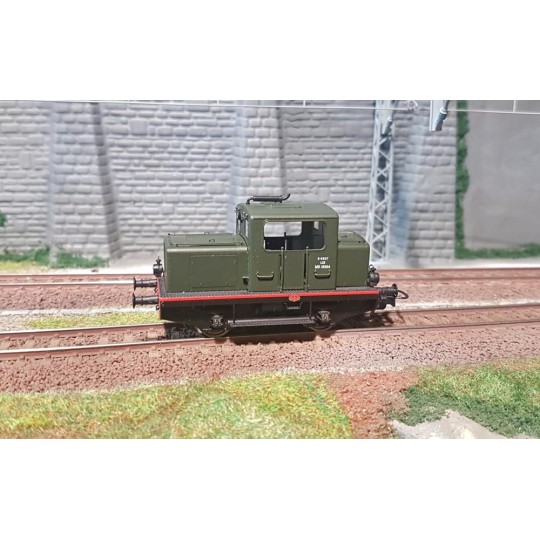 MB-050S-Ree Modeles MB 050 Moyse 32 TDE shunting locomotive, ep. III, Green 306, Old lanterns
