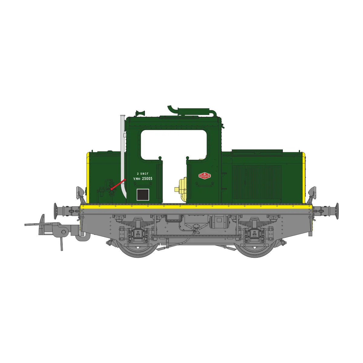 Ree Modeles MB 078S copy of Moyse 32 TDE shunting locomotive, ep. I...